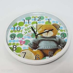 Cheap price high qualtiy plastic clock 24.5cm