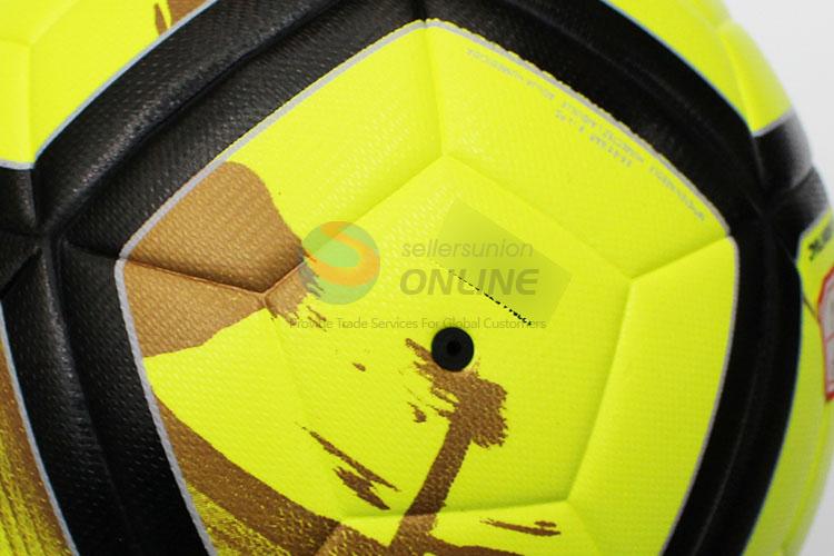 High Quality Printing Waterproof Artificial PU Soccer Ball, Football with Rubber Liner