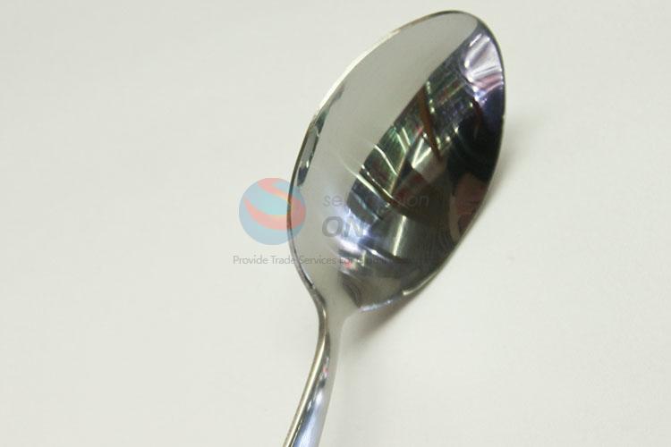 Cheap price long handle stainless steel meal spoon