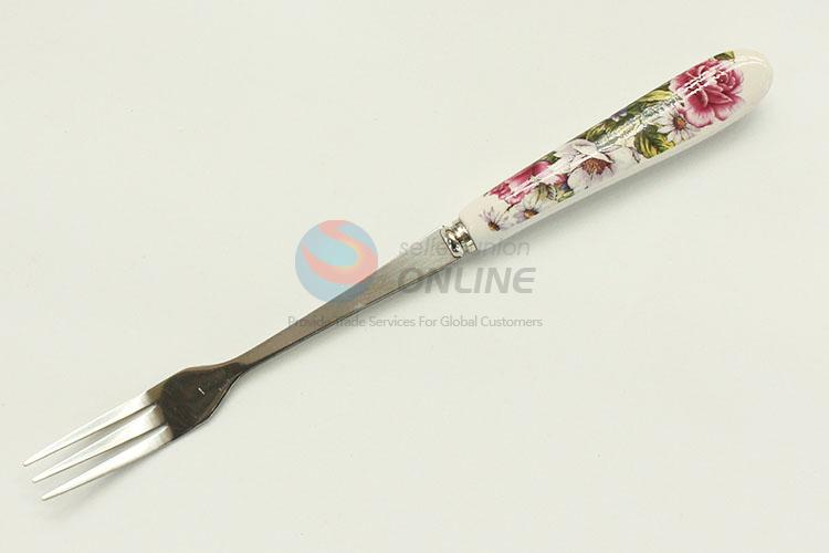 Customized wholesale stainless steel fruit fork