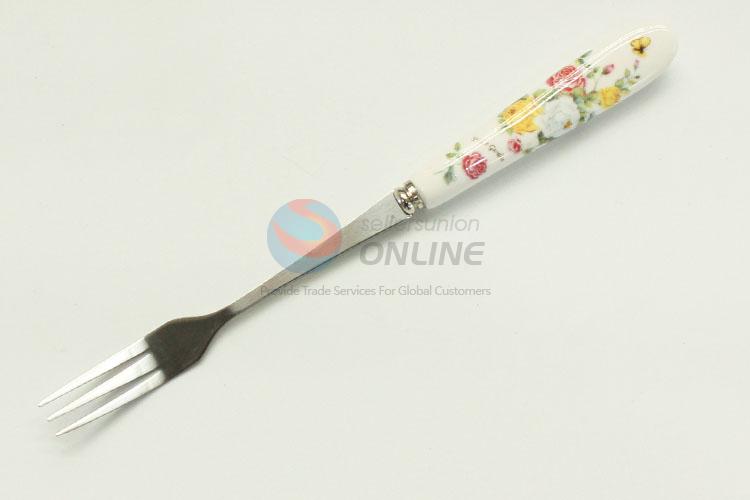 Hot selling factory price stainless steel fruit fork