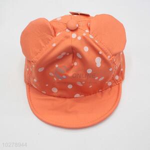 Cute baby baseball cap/sunhat with bear ear