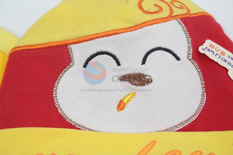 superfine monkey design newborn baby hats for male