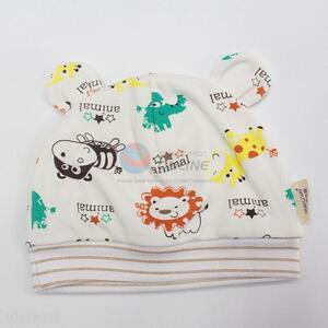 Super quality lovely pattern cotton newborn baby hats