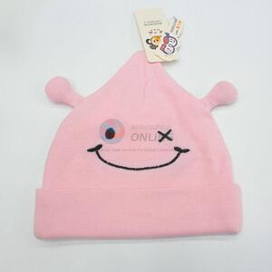 New arrival smile-face design newborn baby hats