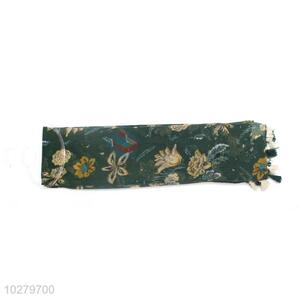 Beautiful Green Staple Rayon Scarf for Women