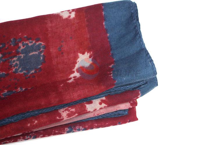 Cheap Price Red TR Cotton Scarf for Women