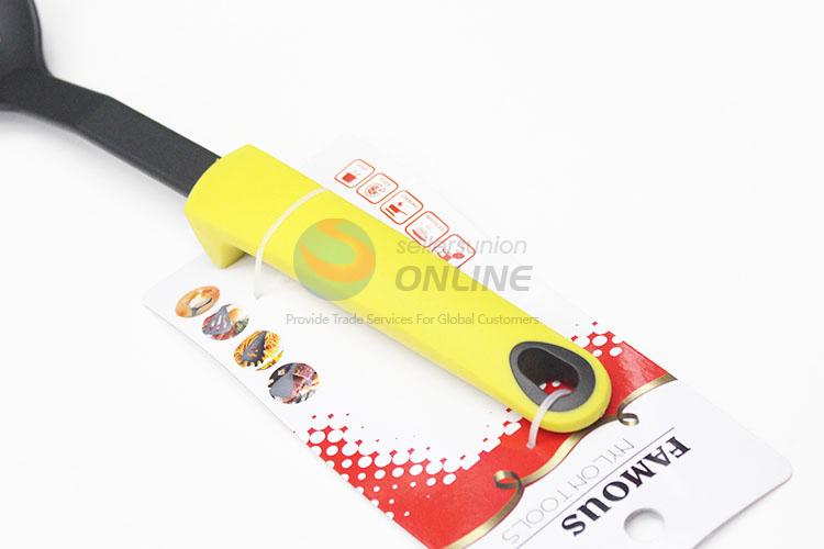 Black Cheap Skimmer Spoon Plastic With Rubber Handle