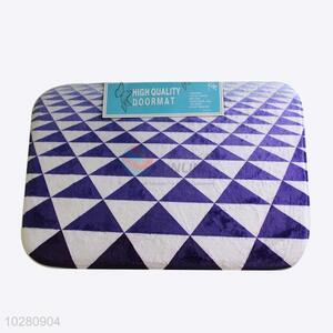 Good Quality Triangle Printed Bedroom Mat for Wholesale