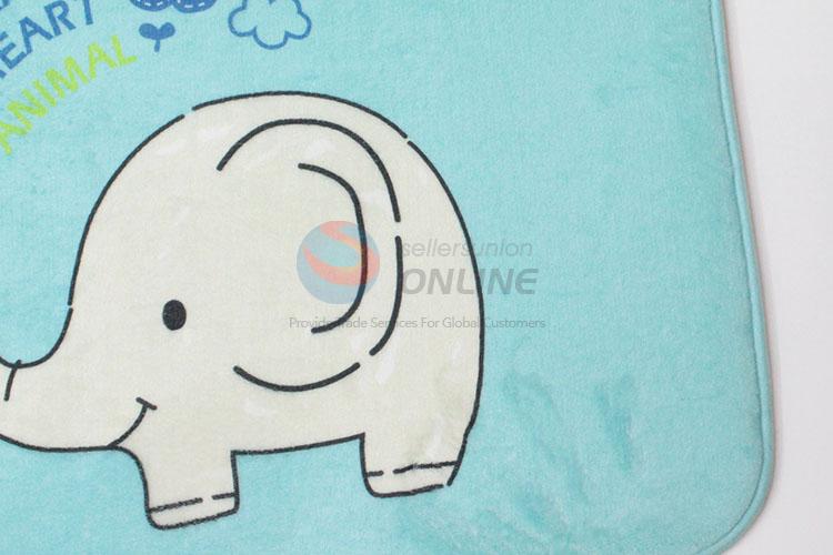 Home Furnishing Living Room Carpet Cartoon Elephant Flannel Floor Mat