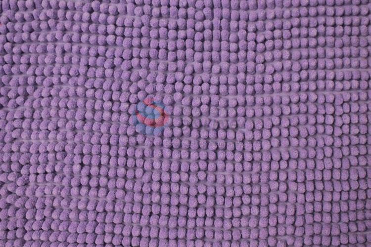 Utility and Durable Purple Color Plush Soft Rug Living Room Mat