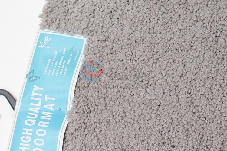 Hot Sales Grey Color Exquisite Soft Door Mat Living Room Rug