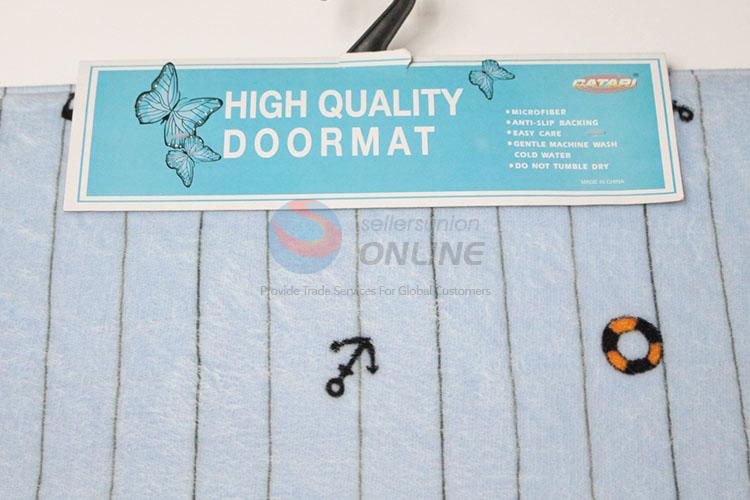 Blue Color Cute Style Entrance Door Mat Floor Mat