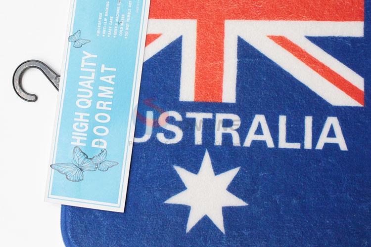 Australia Flag Pattern Flannel Door Mat Floor Mat