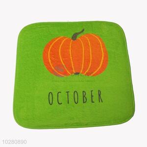 Best Low Price Square Shaped Pumpkin Printed Bedroom Mat Floor Mat