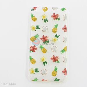 Clorful Flower and Pineapple Printed Acrylic Mobile Phone Shell for iphone