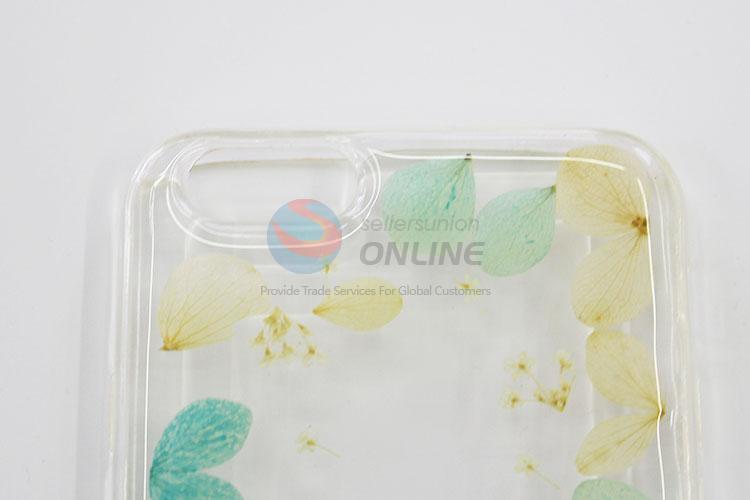 Good Quality Dried Flower Style Transparent TPU Mobile Phone Shell for iphone