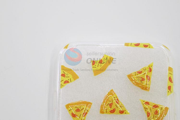 Promotion Gift Delicious Pizza Style Silicone Mobile Phone Shell for iphone