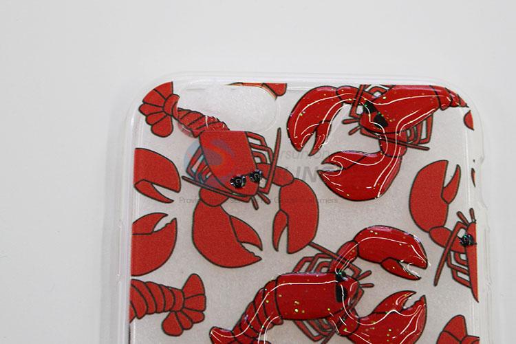 Good Quality Lobster Pattern Silicone Mobile Phone Shell for iphone