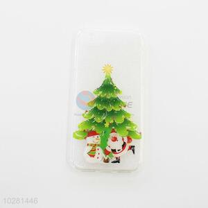 Chirstmas Tree and Snowman Printed Acrylic Mobile Phone Shell for iphone