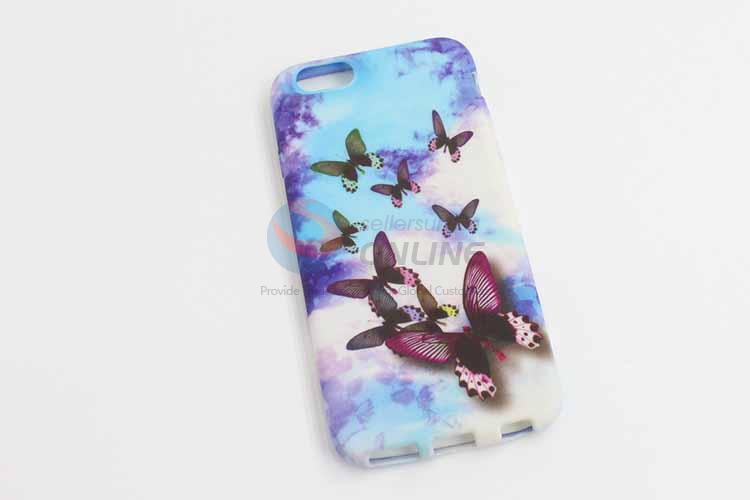 Butterfly Pattern Water Paste Hard Mobile Phone Shell Phone Case For iphone6/6Plus