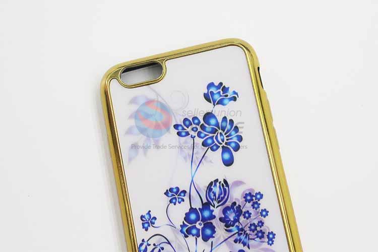 Blue Flower Pattern 3D Phone Accessories Mobile Phone Shell Phone Case For iphone6/6 Plus