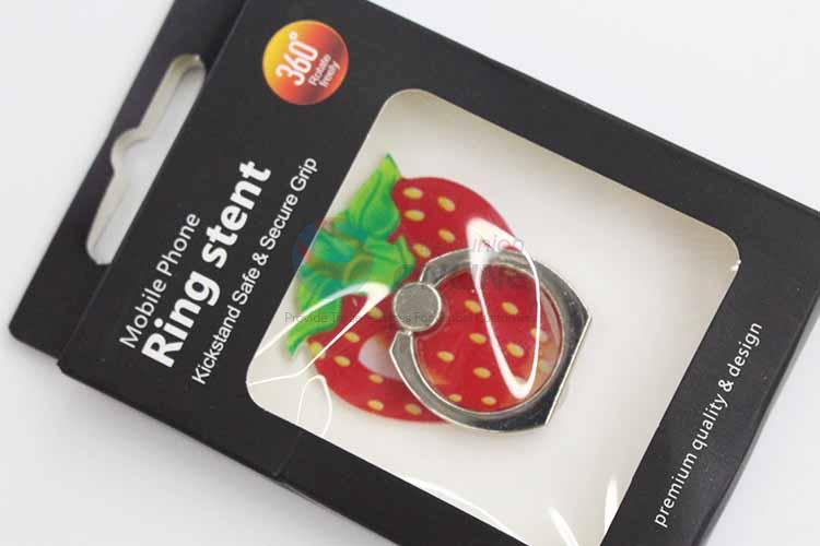 Strawberry Pattern Round Mobile Phone Ring/Holder/Ring Stent