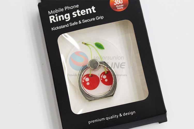 Cherry Pattern Round Mobile Phone Ring/Holder/Ring Stent