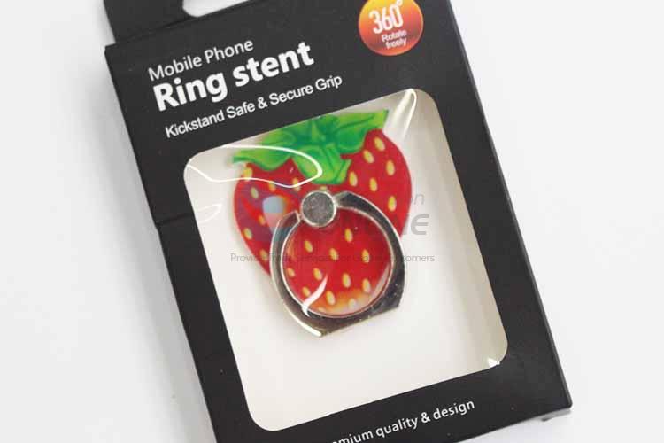 Strawberry Pattern Round Mobile Phone Ring/Holder/Ring Stent