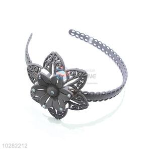 New Arrival Gray Flower Kids Hair Clasp