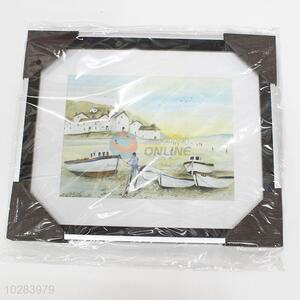 Simple Best White House and Boat Printed Painting Crafts for Wall Decoration