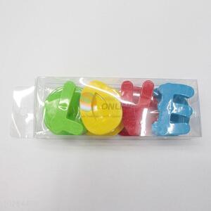 China factory 4pc LOVE shape sticky hooks