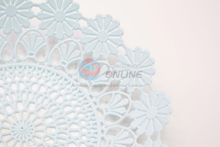 Hot sale lace blue edged storage dish/plate