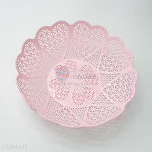 Top selling lace pink edged storage dish/plate