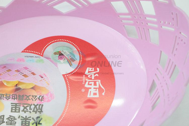 Good sale decorative pattern plastic storage dish/plate