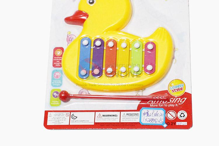 Cheap high sales new design kids toy duck music instrument