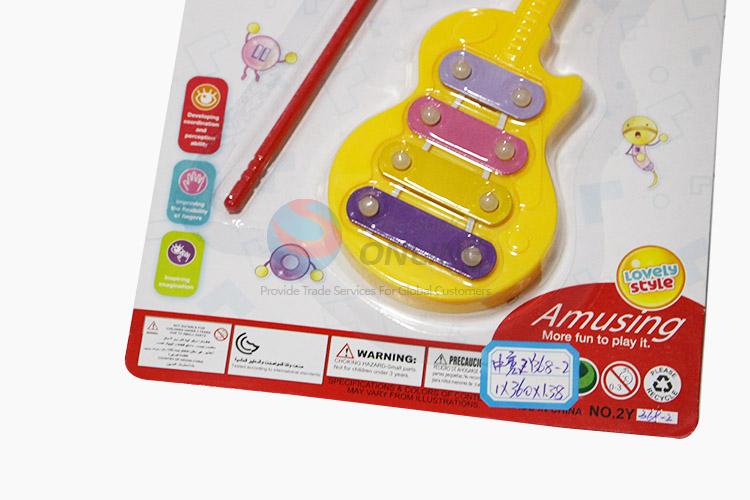 Recent design popular cheap kids toy guitar music instrument