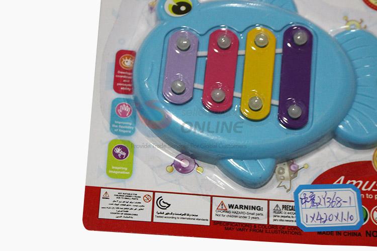 Latest design factory wholesale kids toy fish music instrument