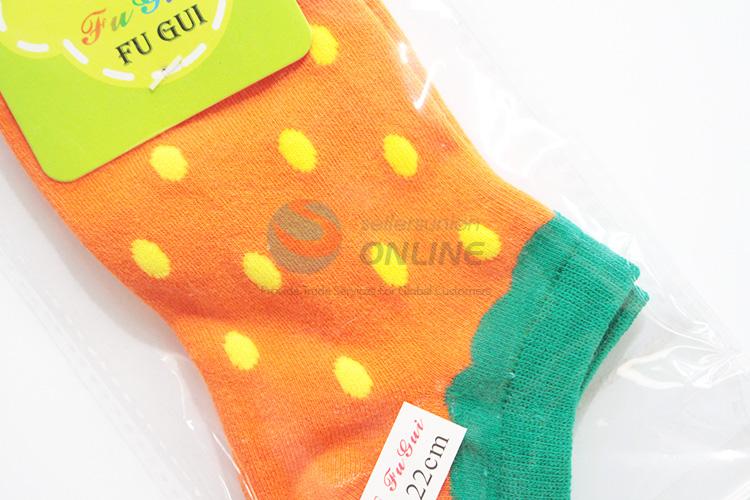 Fancy cheap high sales students cotton socks