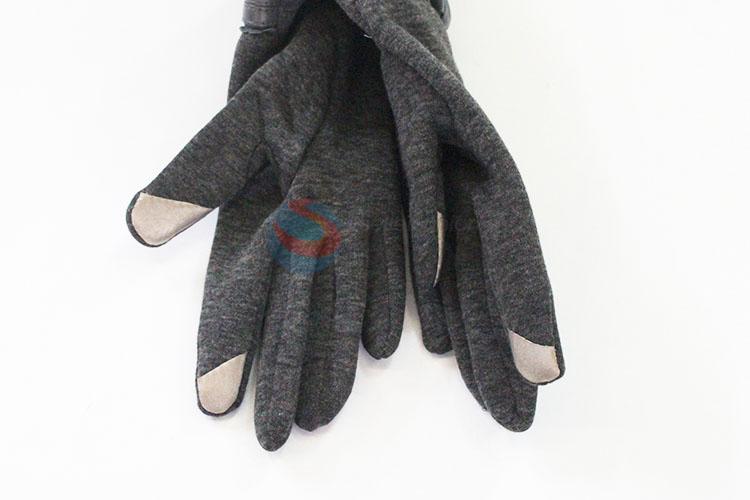 Good low price hot sales gray women glove