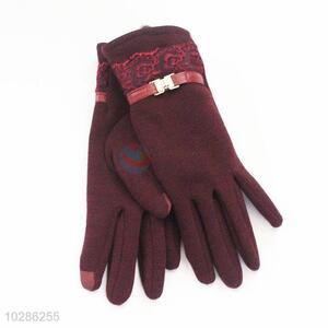 Good quality cheap best red women glove