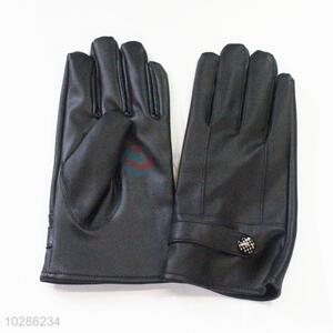 Promotional cheap black men glove