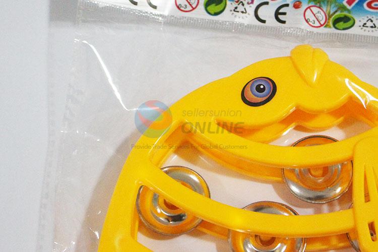 Factory Direct Cartoon Fish Shaped Hand Shake Bell