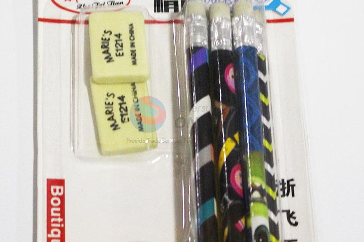 Stationery Set Pencil, Eraser, Pencil Sharpener, Adhesive Tape