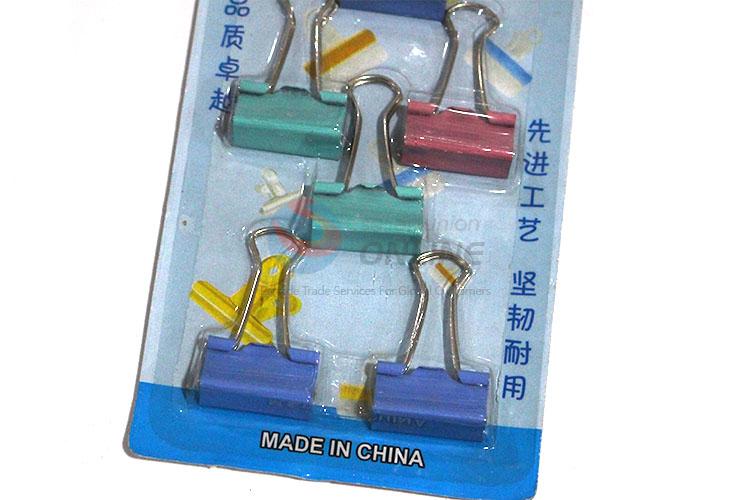 Factory Direct 8pcs Binder Clip for Sale