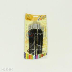 9Pcs plastic paintbrush 18.5/20/21/22/23/21.5/20.5/19/19cm