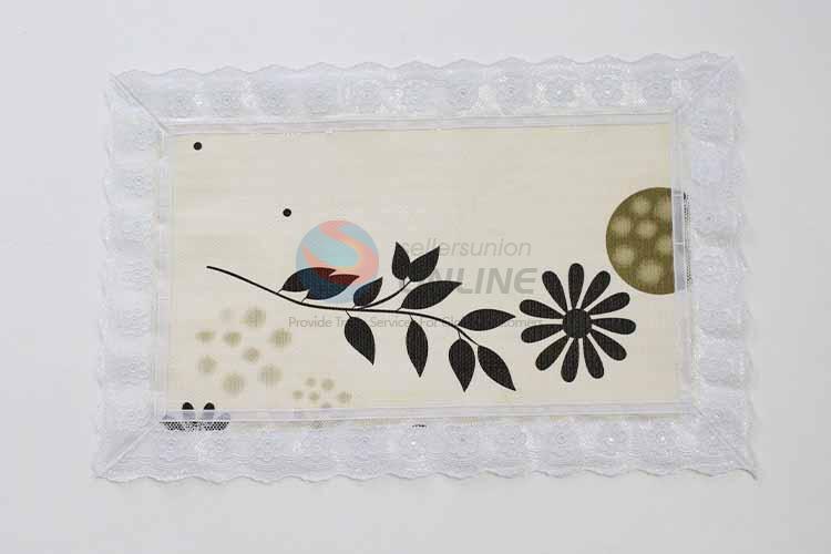 Flower Pattern Easy Clean Table Mat/Placemat for Restaurants