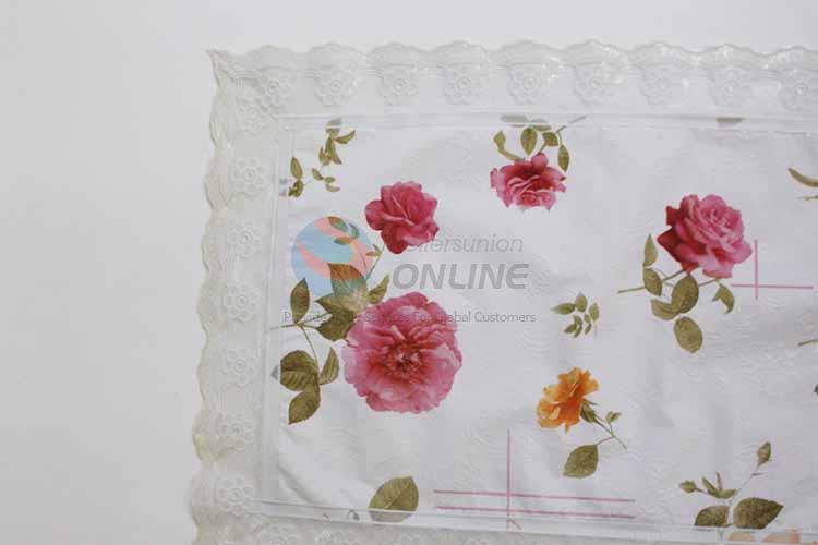 Rose Pattern Easy Clean Table Mat/Placemat for Restaurants