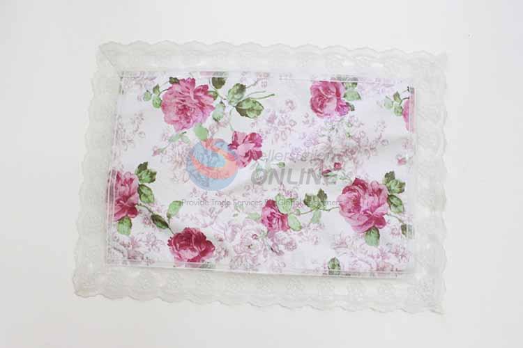 Rose Pattern Easy Clean Table Mat/Placemat for Restaurants