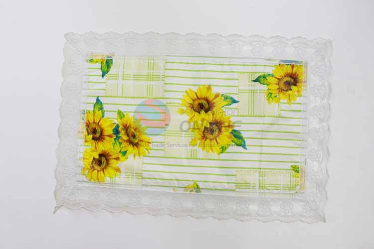 Sunflower Pattern Easy Clean Table Mat/Placemat for Restaurants